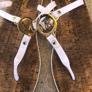 White Michael Kors sandals